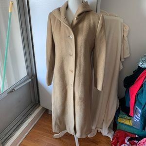 Vintage long, hooded coat